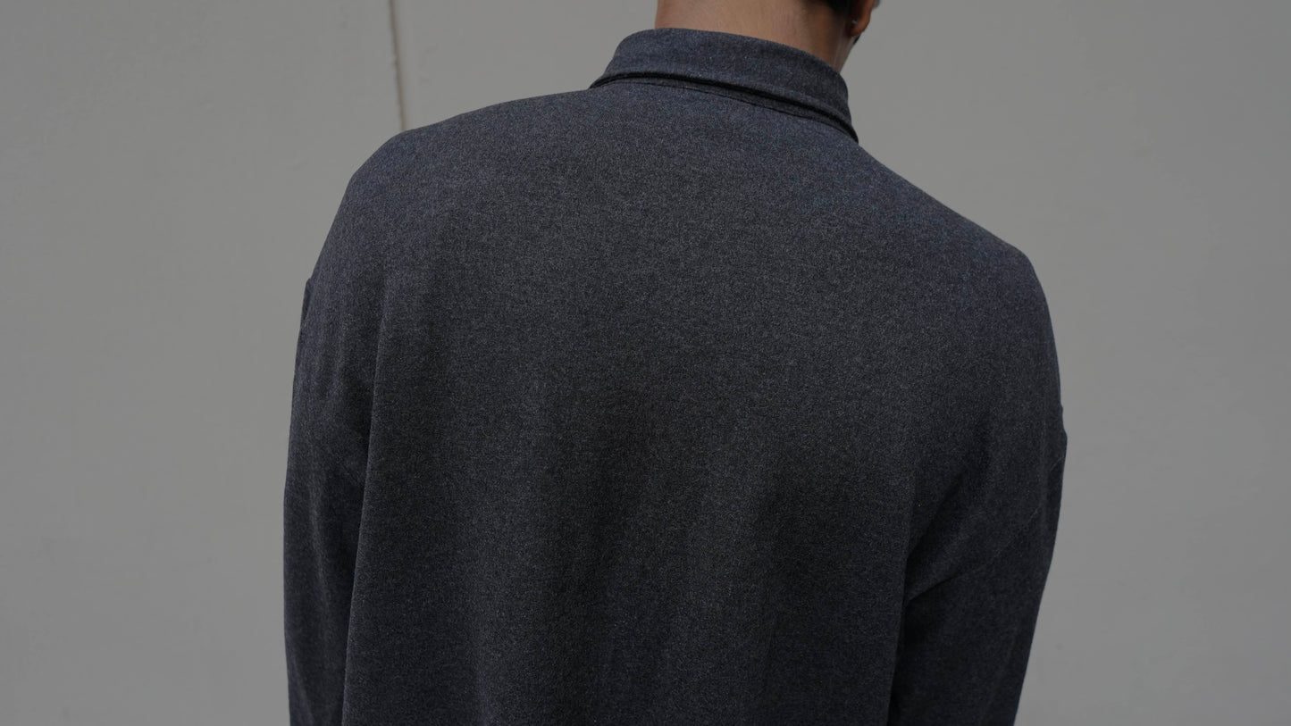 Driftwood Wool Button-Up Shirt