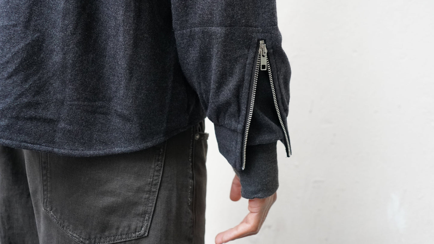 Driftwood Wool Button-Up Shirt