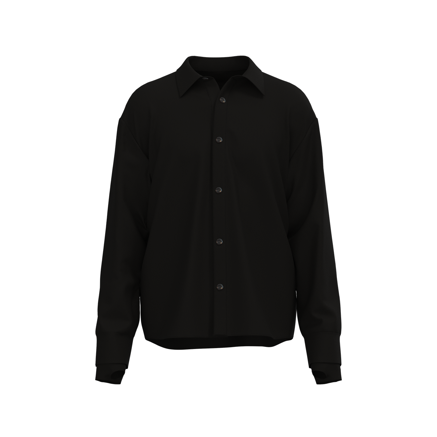 Driftwood Wool Button-Up Shirt