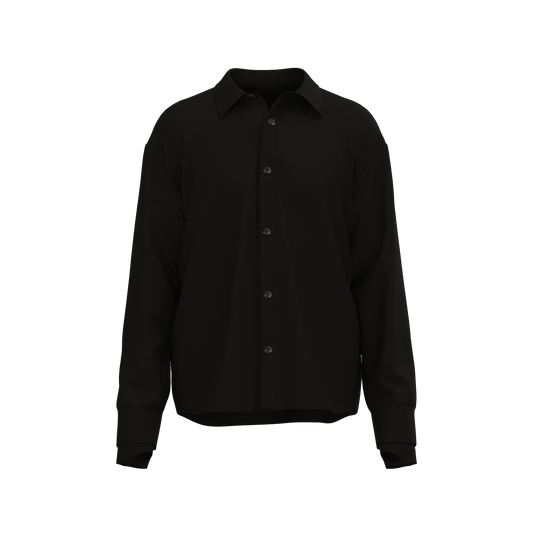 Driftwood Wool Button-Up Shirt