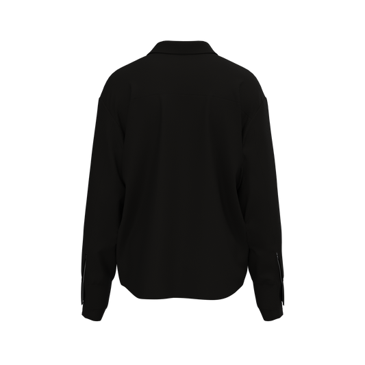 Driftwood Wool Button-Up Shirt